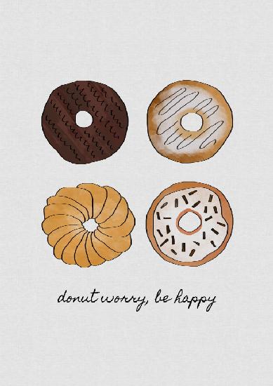 Donut-Sorge sei glücklich