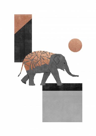 Elefantenmosaik I