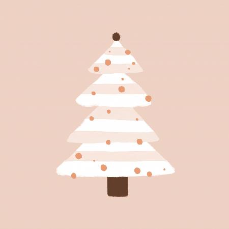 Errötender Weihnachtsbaum