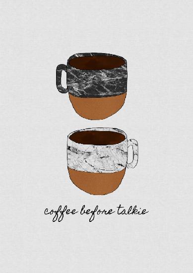 Kaffee vor Talkie