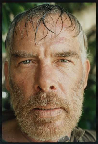 Lee Marvin on set for Hell in the Pacific von Orlando Suero