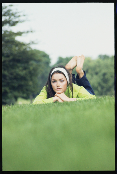 Margot Kidder on the grass von Orlando Suero