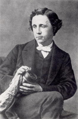 Portrait of Lewis Carroll (1832-98) (b/w photo) von Oscar Gustav Rejlander