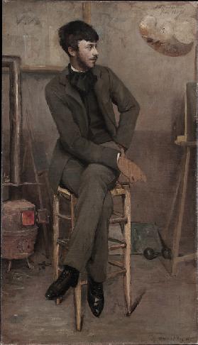 Bildnis eines Malers in einem Pariser Atelier