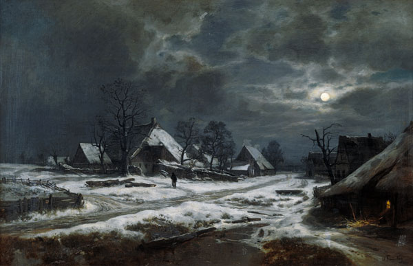 Winternacht. von Otto Frölicher