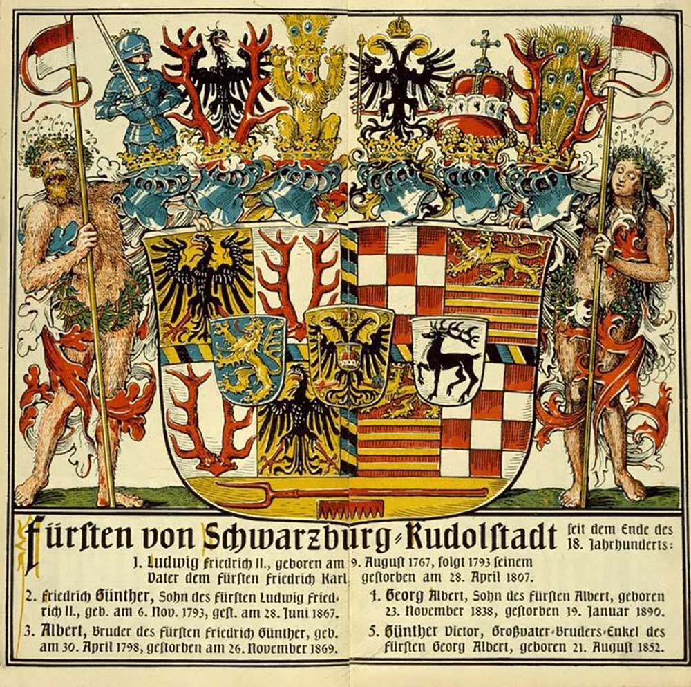 Fürsten von Schwarzburg-Rudolstadt von Otto Hupp