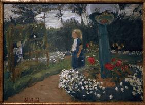 Elsbeth im Garten 1903