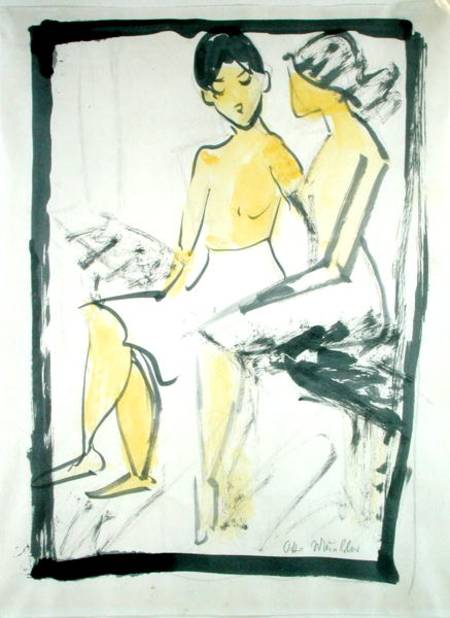 Seated Girls von Otto Mueller