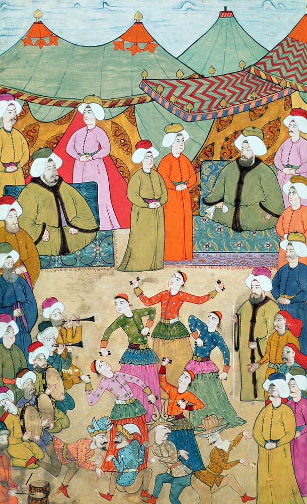 A Dance for the Pleasure of Sultan Ahmet III from the ''Surnama'' von Ottoman School