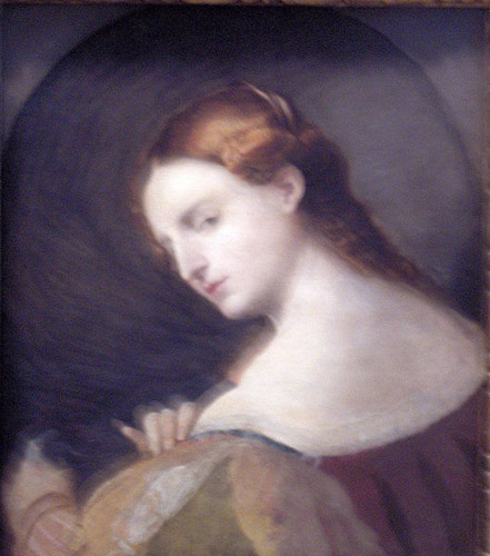 Bildnis einer jungen Frau im Profil von Palma il Vecchio (eigentl. Jacopo Negretti)