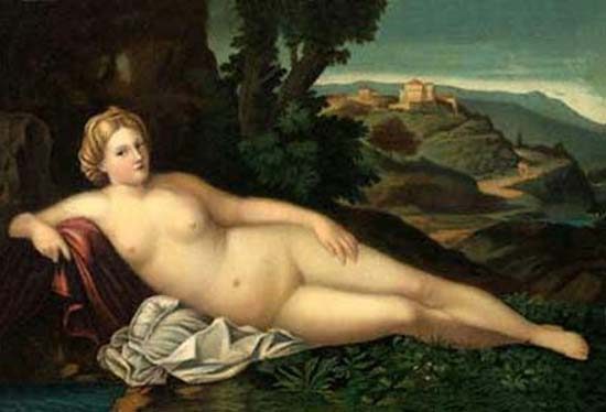 Ruhende Venus von Palma il Vecchio (eigentl. Jacopo Negretti)