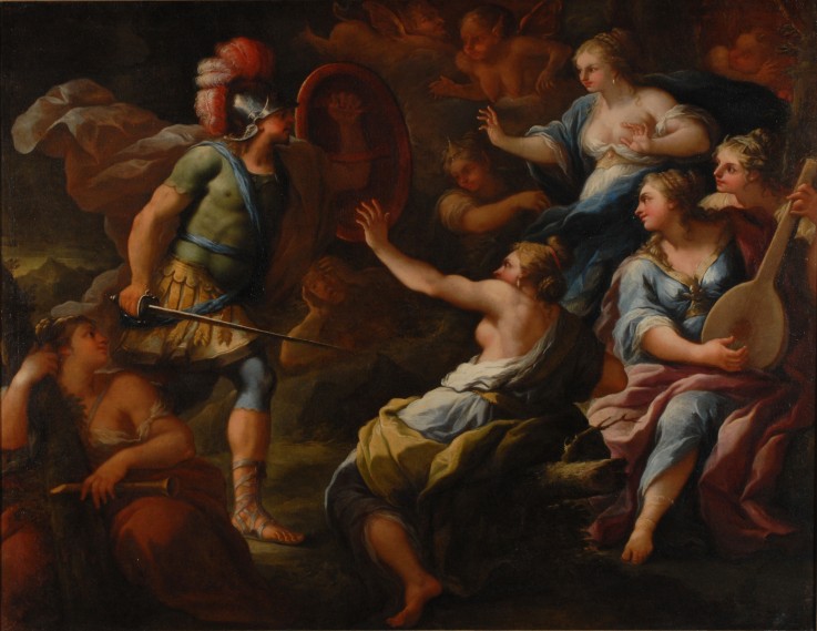 Odysseus entdeckt Achilles unter den Töchtern des Lykomedes von Paolo de Matteis