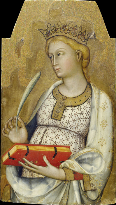 Die heilige Katharina von Alexandrien von Paolo di Giovanni Fei