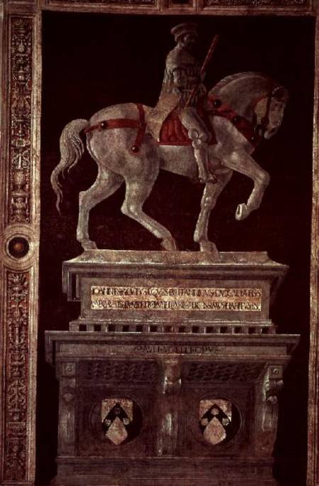 Equestrian Monument of Sir John Hawkwood (1320-94) von Paolo Uccello