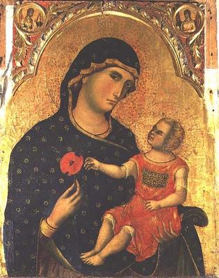 Madonna and Child (panel) von Paolo Veneziano