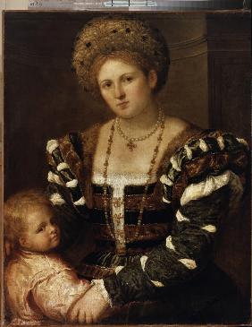 Bildnis einer Dame mit Kind