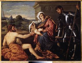 Madonna mit Kind, Johannes dem Täufer und heiligen Georg