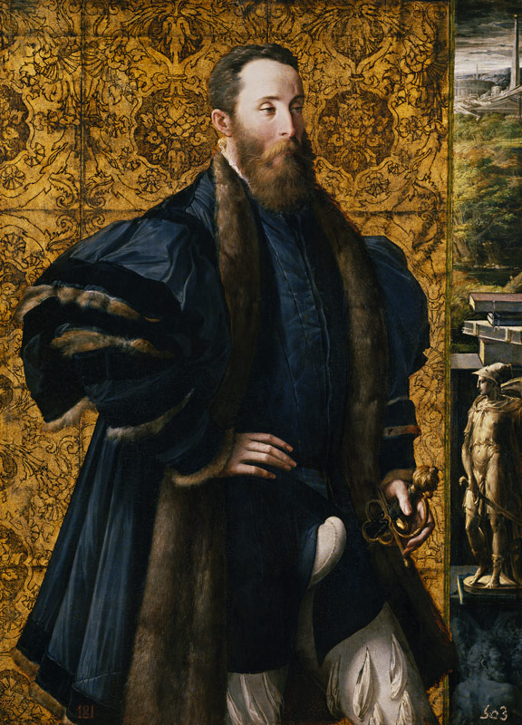 Porträt von Pier Maria Rossi di San Secondo von Parmigianino
