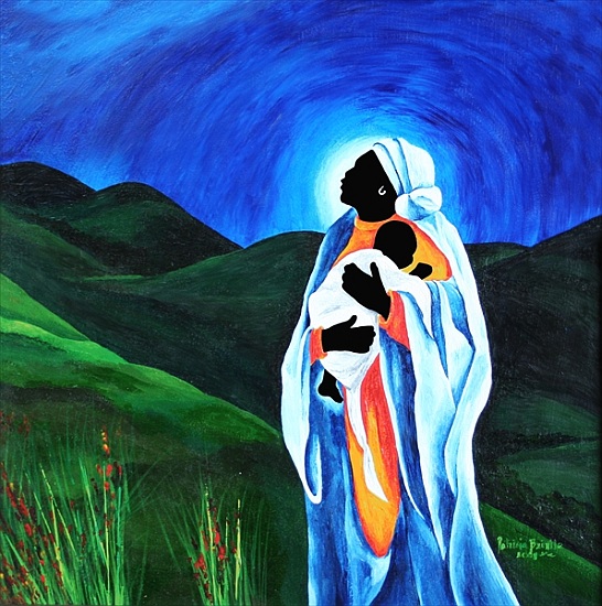 Madonna and child - Hope for the world von Patricia  Brintle
