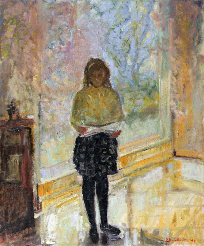 Clara Singing, 1995 (oil on canvas)  von Patricia  Espir