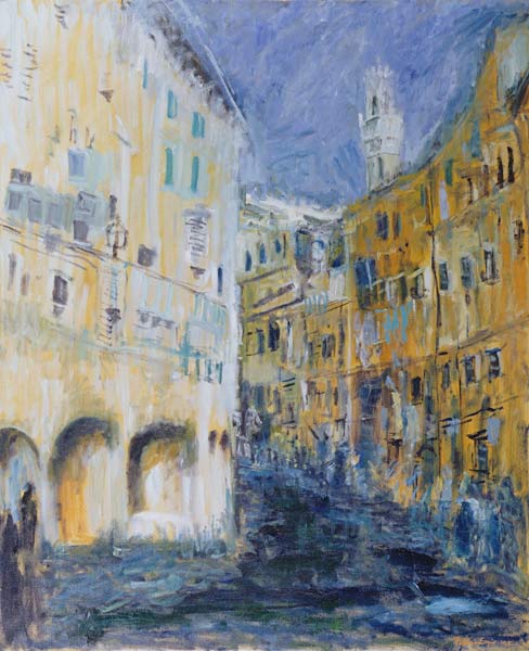 An Alleyway in Florence, 1995 (oil on canvas)  von Patricia  Espir