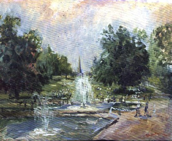 Fountains, 1994  von Patricia  Espir