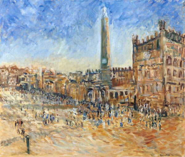 The Piazza in Siena von Patricia  Espir