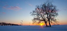 Sonnenuntergang in Brandenburg