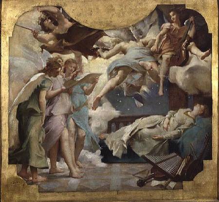 The Dream of St. Cecilia von Paul Baudry