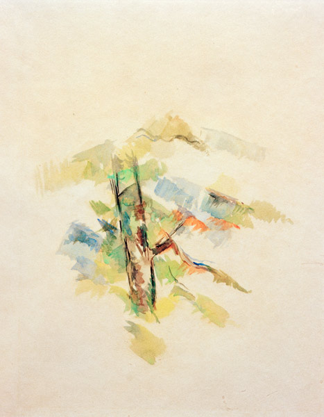 Baumstudie von Paul Cézanne