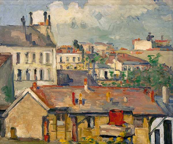 Les Toits von Paul Cézanne