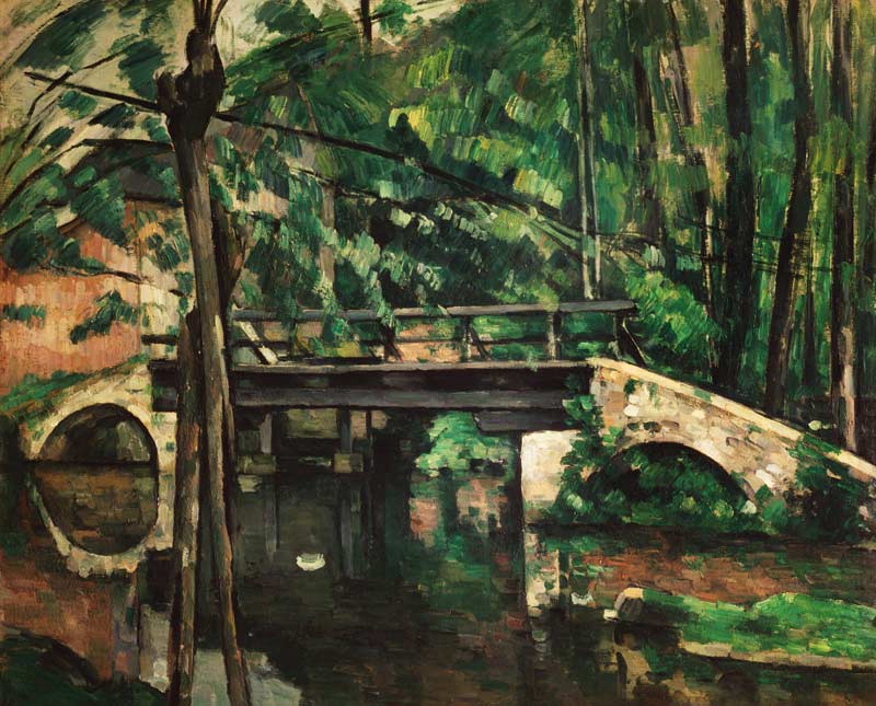 Die Brücke in Maincy. von Paul Cézanne