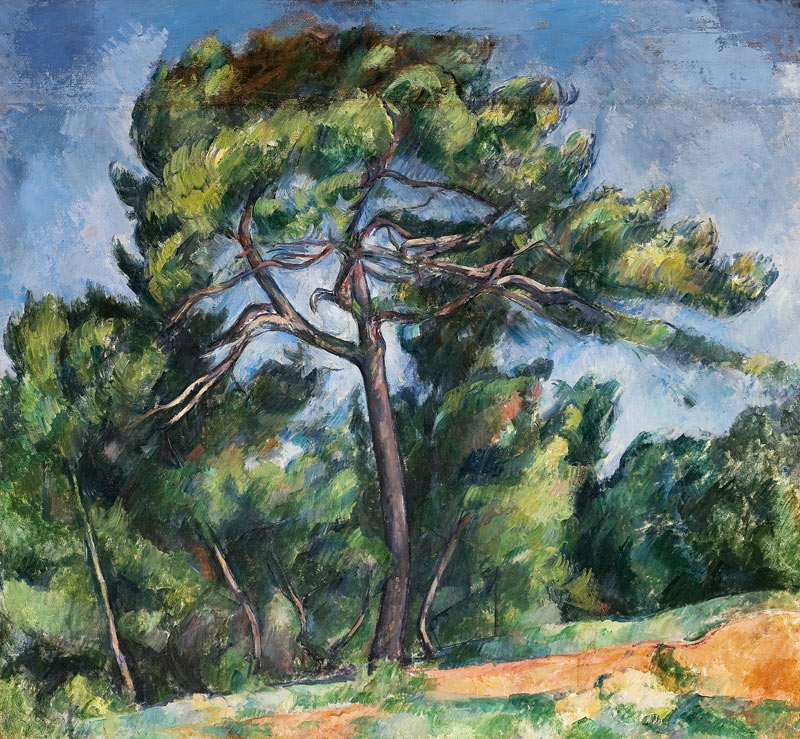 Die große Pinie von Paul Cézanne