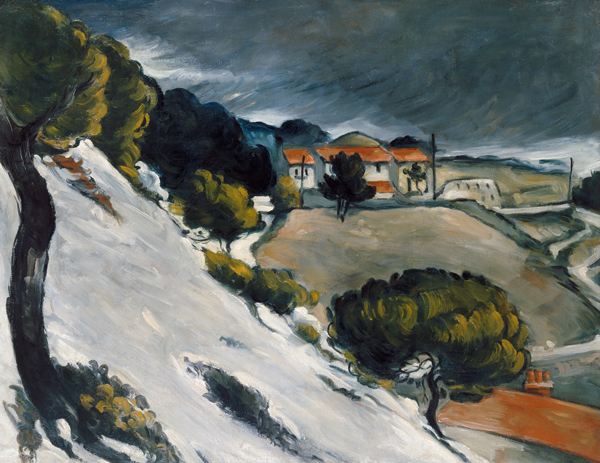 Erster Schnee bei l'Estaque von Paul Cézanne