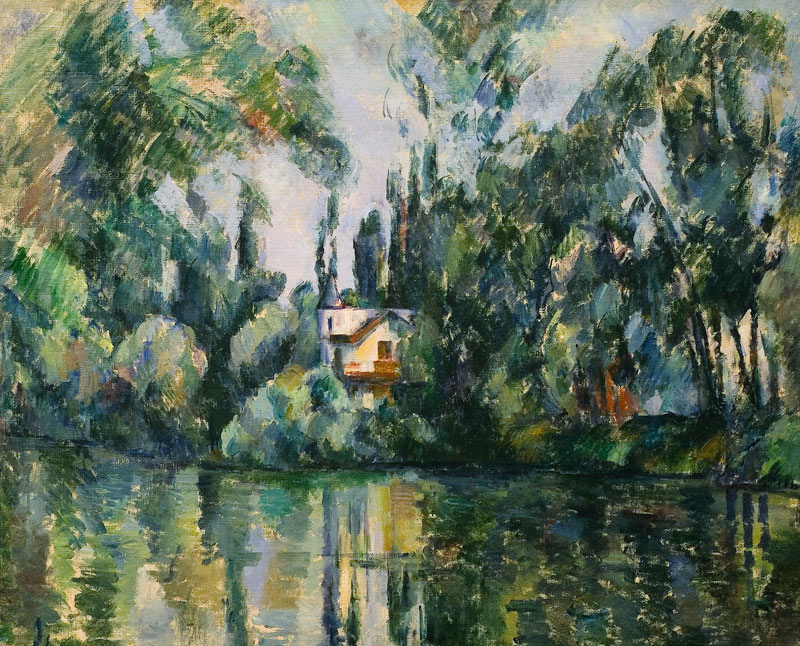House on the Banks of the Marne von Paul Cézanne