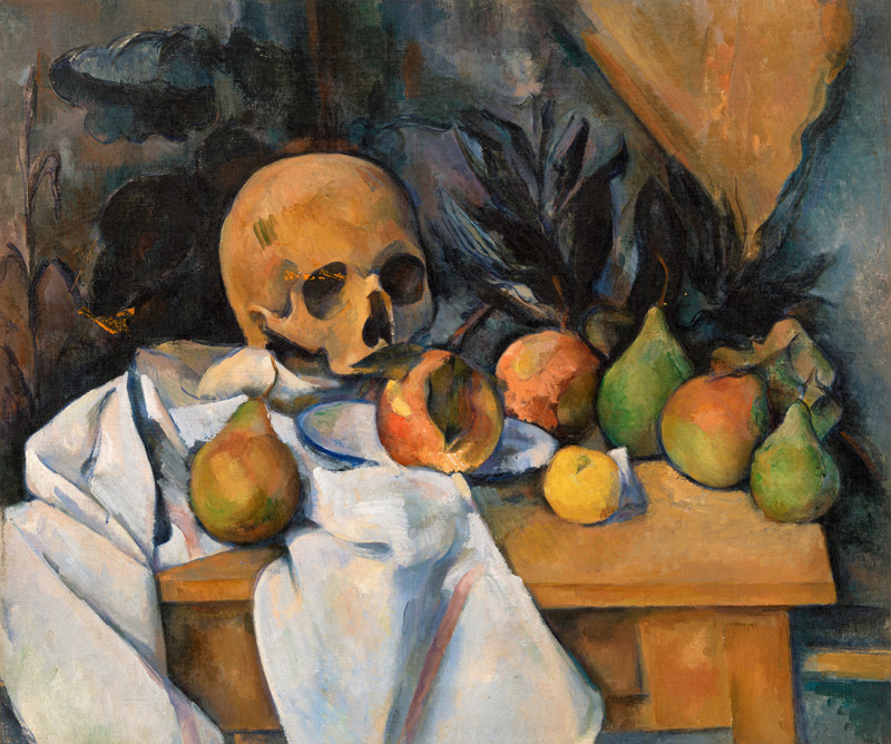 Nature morte au crâne von Paul Cézanne