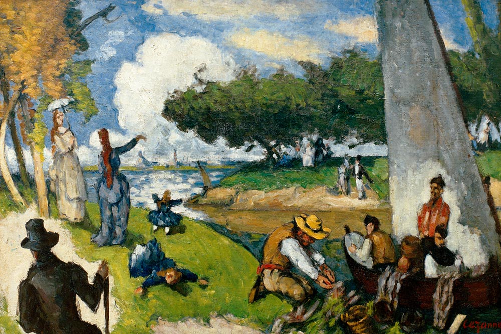 Sonntagnachmittag von Paul Cézanne