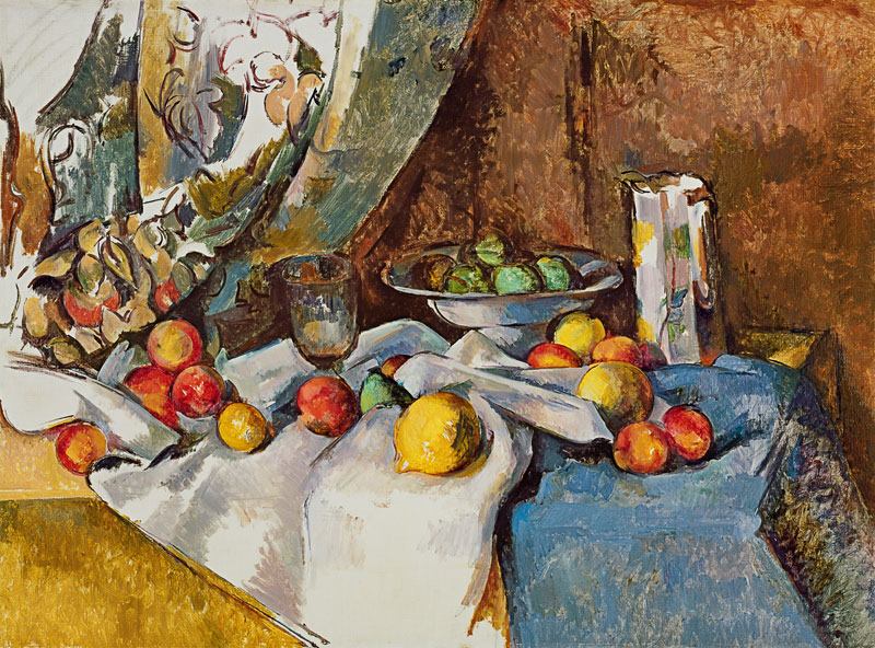 Stilleben mit Äpfeln von Paul Cézanne