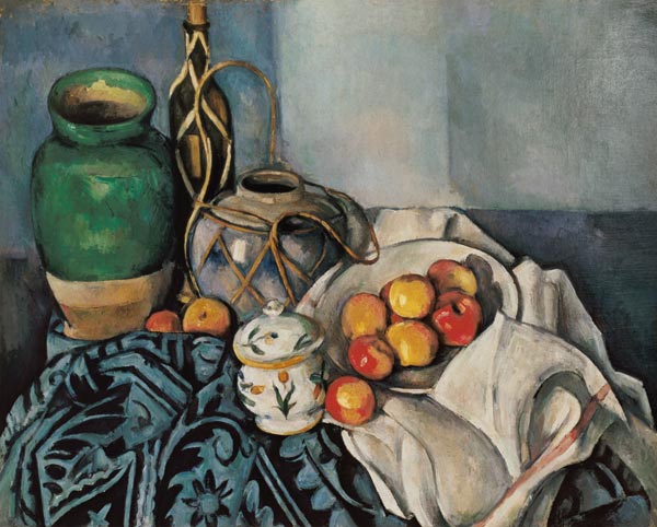 Stillleben mit Äpfeln von Paul Cézanne