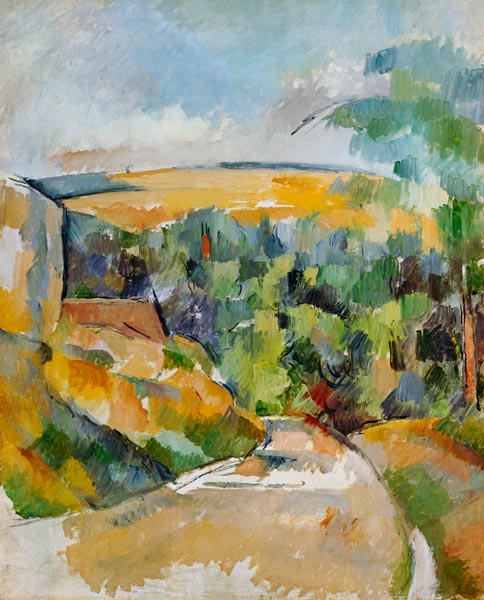 Straßenbiegung von Paul Cézanne