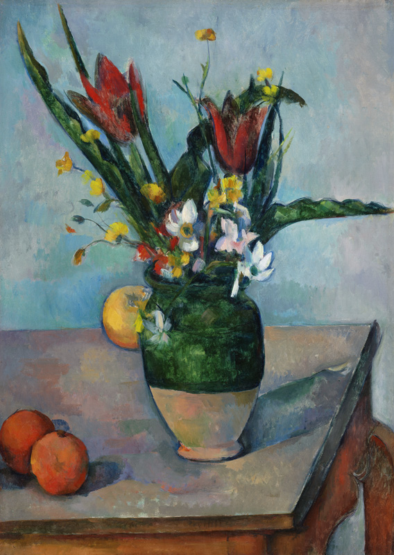 The Vase of Tulips von Paul Cézanne