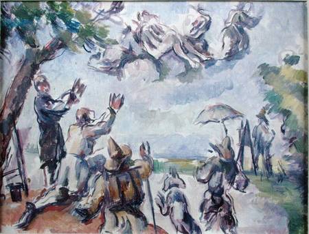 Apotheosis of Delacroix von Paul Cézanne