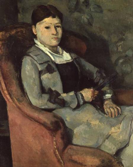 The Artist's Wife in an Armchair von Paul Cézanne