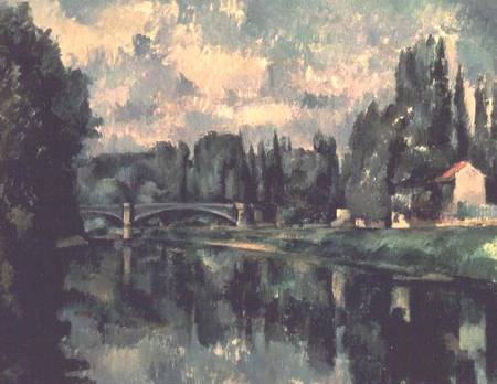 The Banks of the Marne at Creteil von Paul Cézanne
