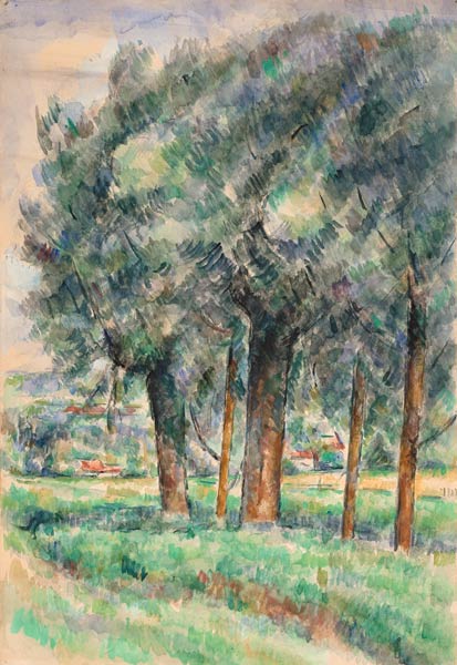 Baumgruppe von Paul Cézanne