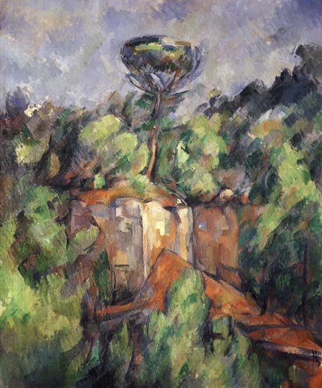 Bibemus Quarry von Paul Cézanne