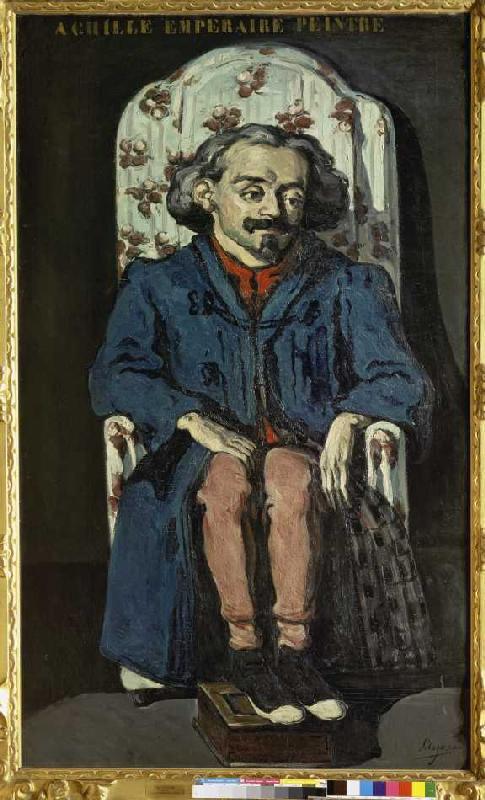 Bildnis Achille Emperaire im Lehnstuhl. von Paul Cézanne