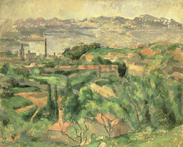 Bucht von Marseille von Paul Cézanne