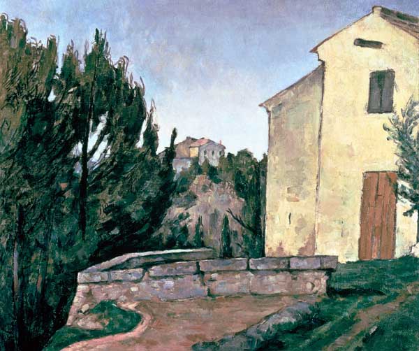 The Abandoned House at Tholonet von Paul Cézanne