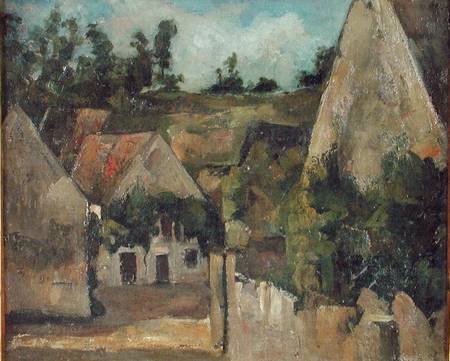 Crossroads at the Rue Remy, Auvers von Paul Cézanne